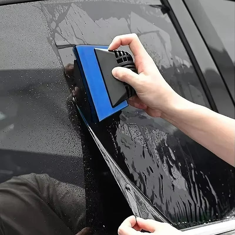 Silicone Scraper for Car Glass Rubber Squeegee Window Tint Tool Glass Water Wiper Mirror Cleaning Water Blade Car Accessories