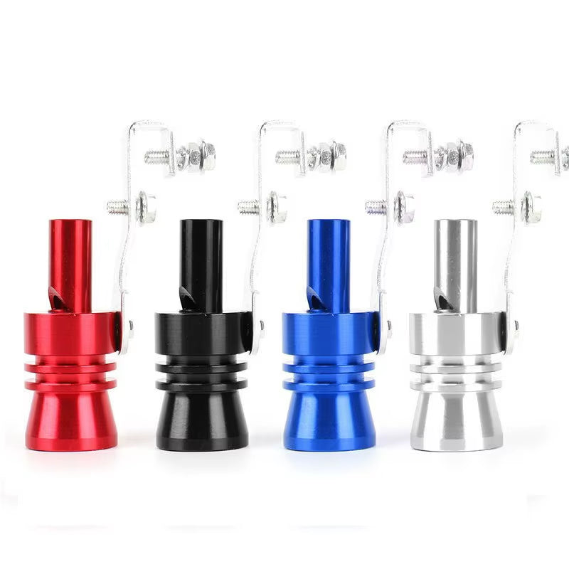 M/L Size Universal Simulator Whistler Exhaust Fake Turbo Whistle Pipe Sound Muffler Blow off Tunning