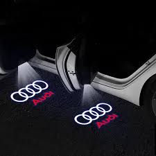 Door entry wireless-LED Light AUDI logo